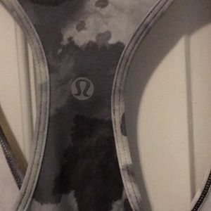 lululemon athletica Tops - Lululemon grey tyedye racerback tank top sz2 57625 lululemon athletica Tops - Lululemon grey tyedye racerback tank top sz2 57625